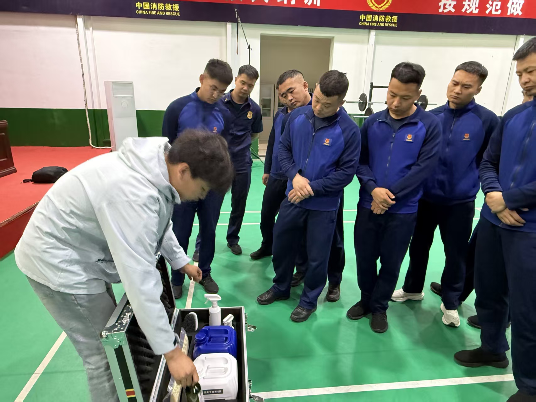 某单位核素洗消剂交付验收