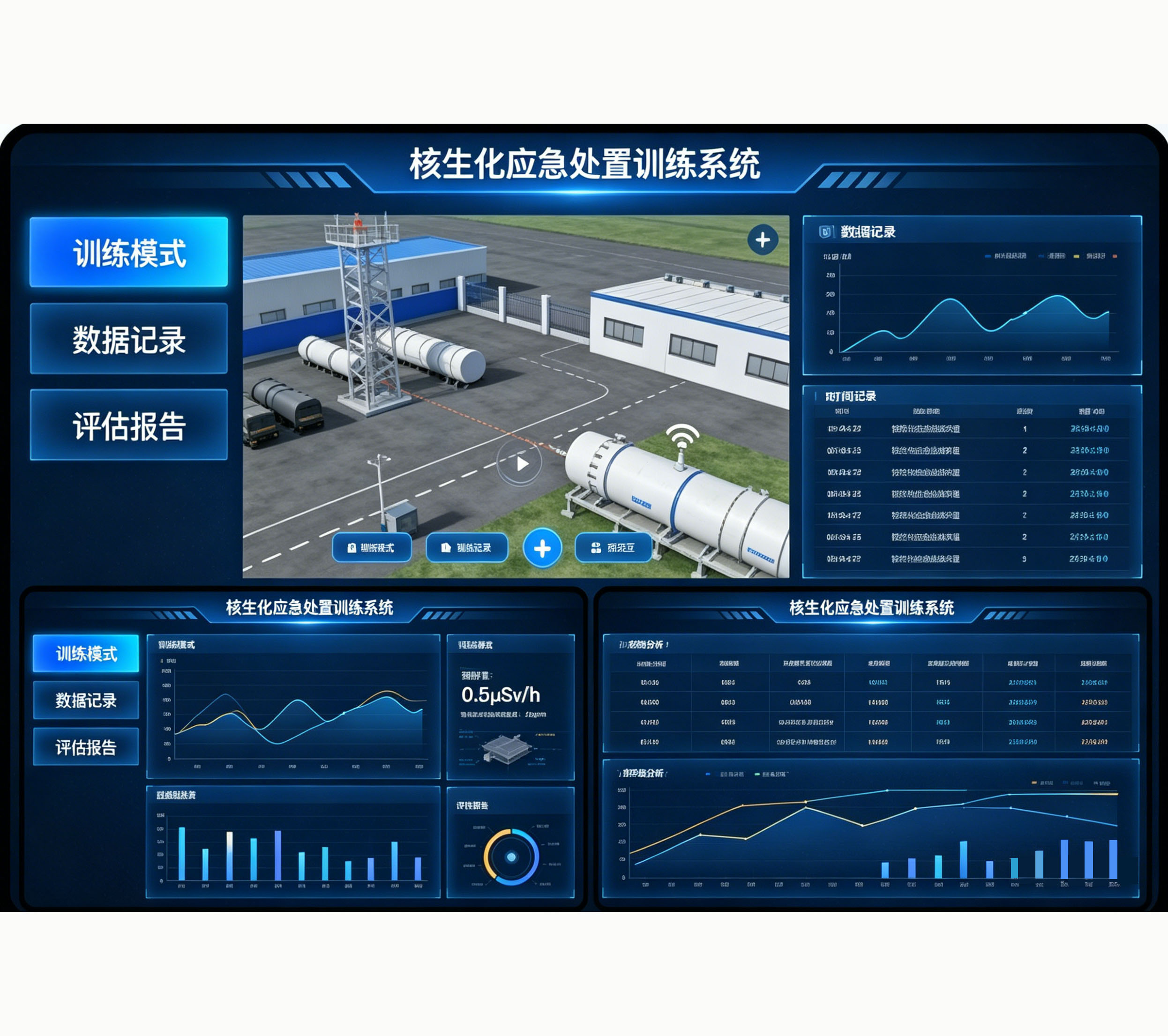核生化应急处置训练系统